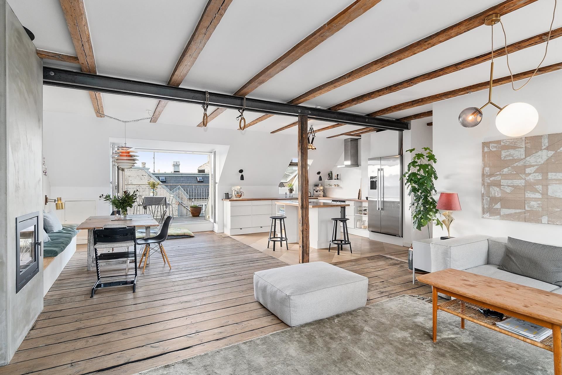 Loft Next to Kings Garden in Copenhagen